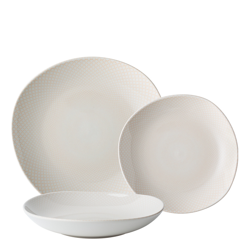 Set farfurii ceramice 12 buc - Elements North Organic Structure