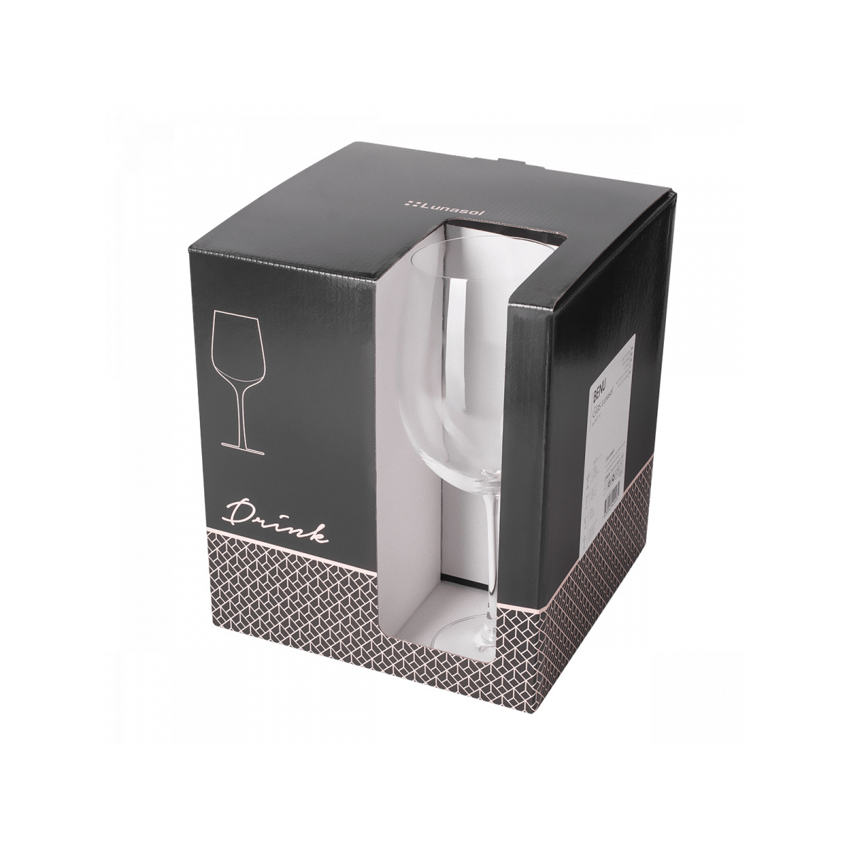 Pahare pentru vin roșu 850 ml set 4 buc - Benu Glas Lunasol META Glas