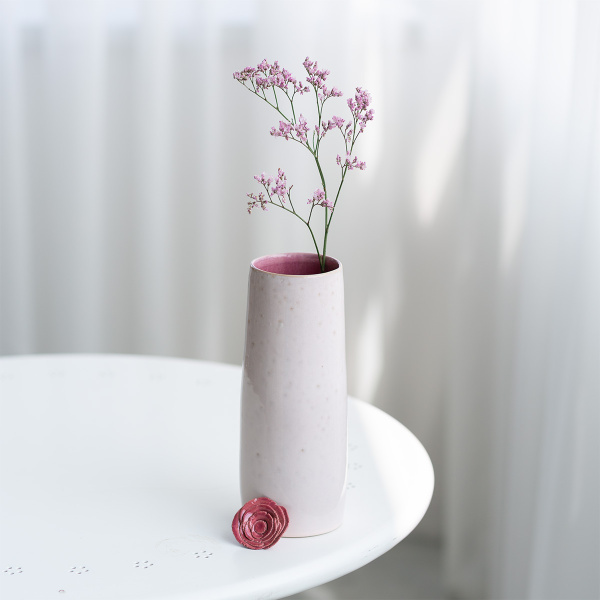 Vază 23 cm | Gaya Solatelier Rose Crystal