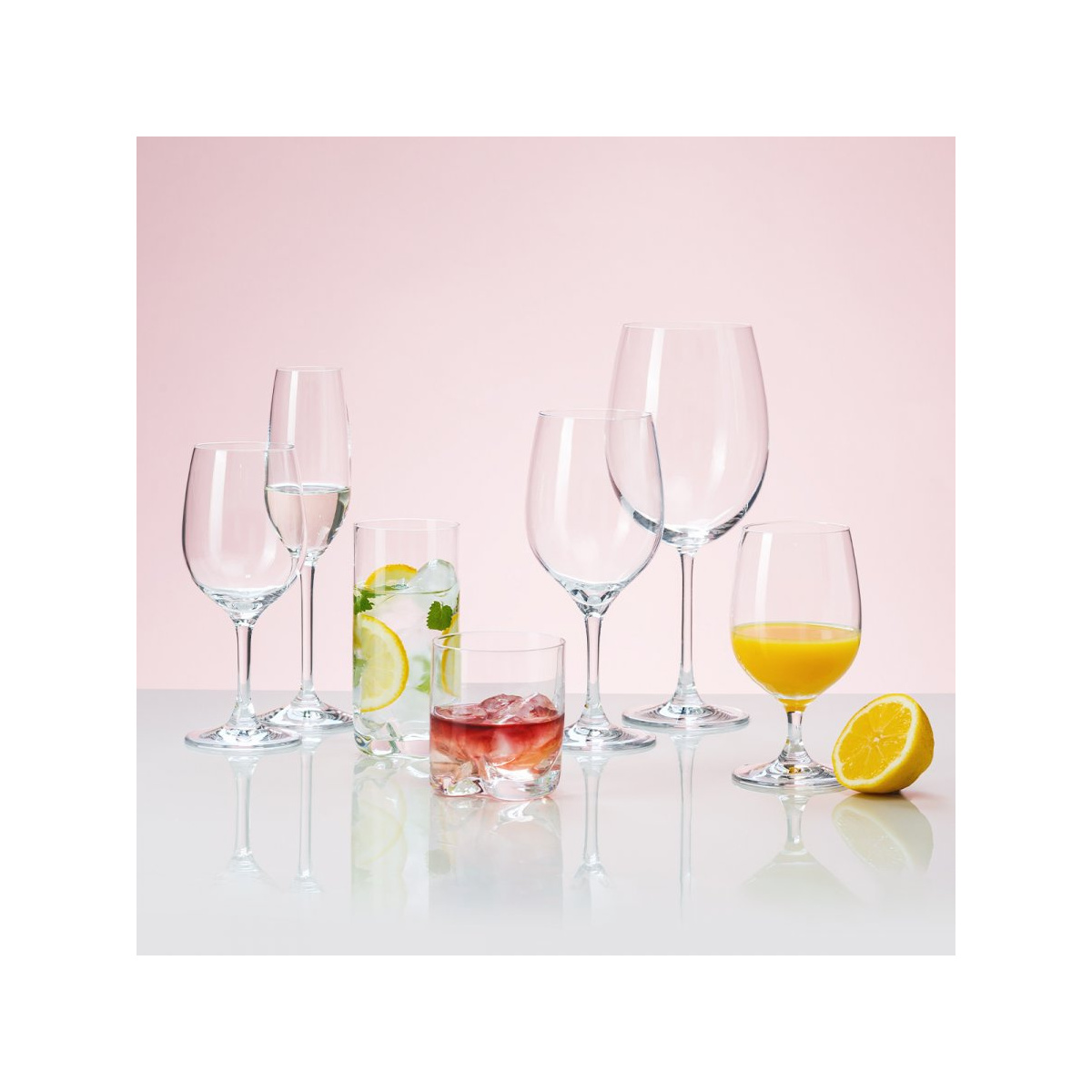 Pahare pentru șampanie 205 ml set 4 buc - Univers Glas Lunasol META Glass