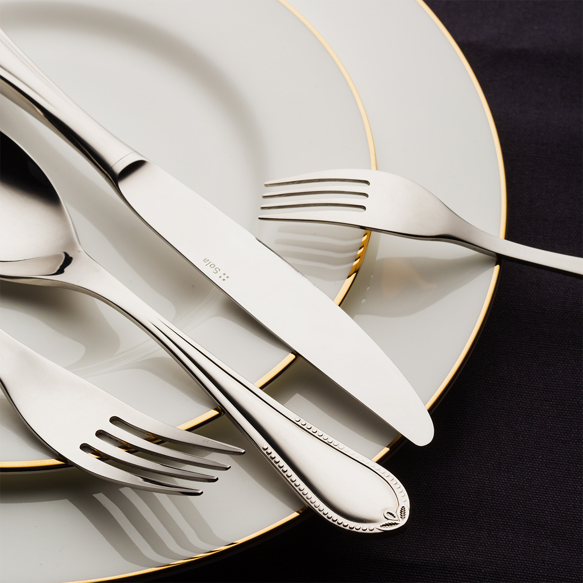 Set tacâmuri 24 buc. - 7th Generation Black Pearl