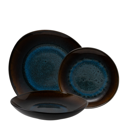 Set farfurii 12 buc. | Elements Amber Eye Organic