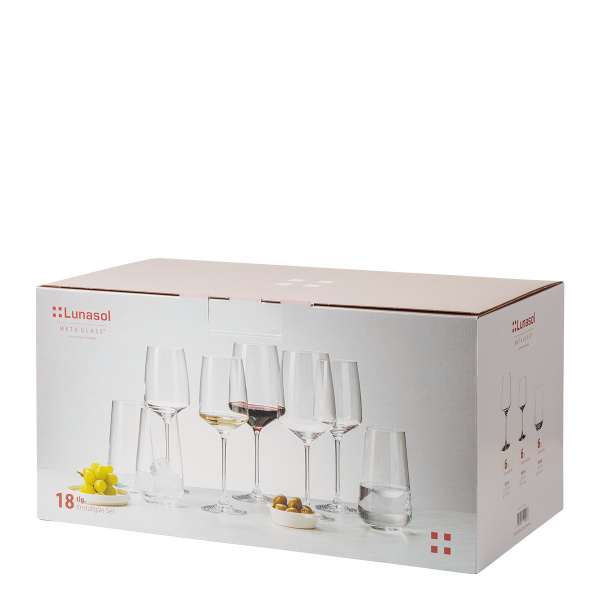 Set de pahare pentru casă 18 buc. - 21st CENTURY Glas Lunasol