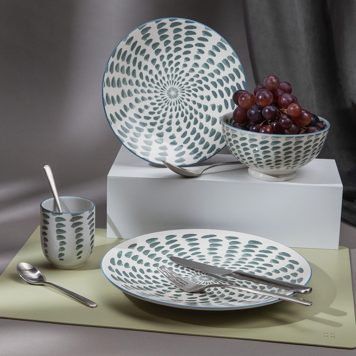 Farfurie întinsă 21,3 cm – Elements Asia Water