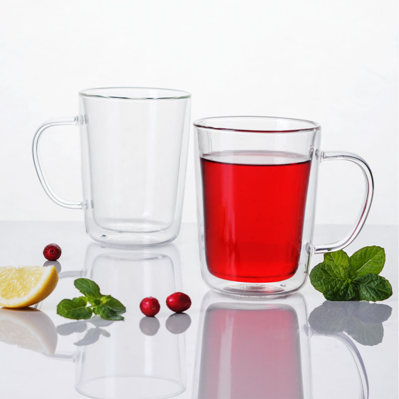 Ceașcă BASIC Glas Double Wall 300 ml - set 4 buc.