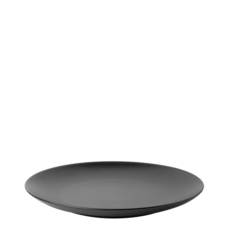 Farfurie întinsă 24 cm 4 buc - Basic negru mat