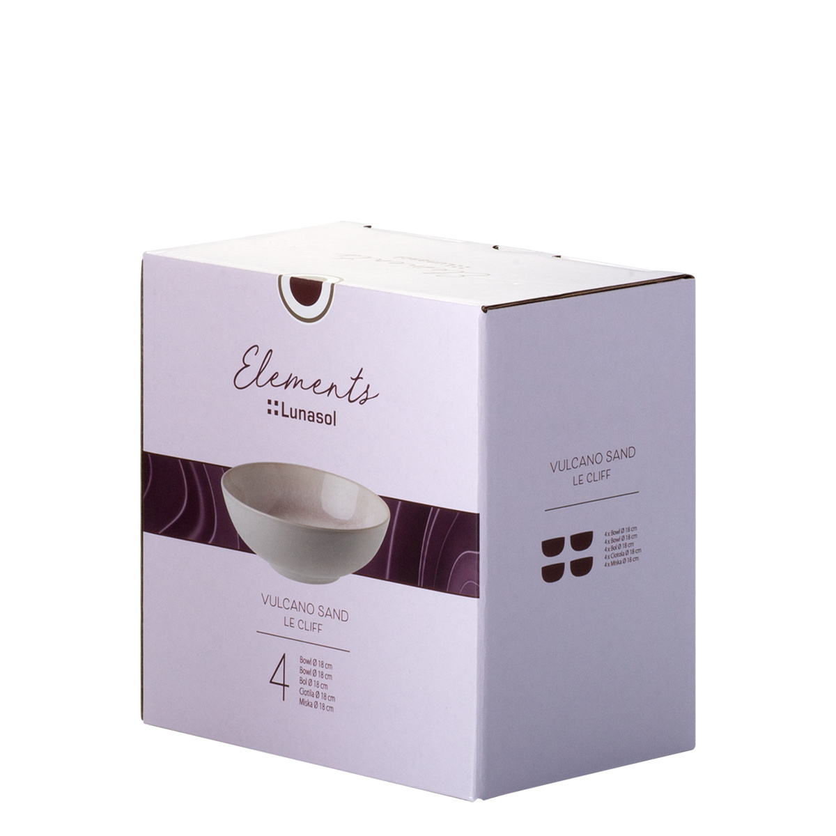 Set boluri 4 buc. | Vulcano Sand le cliff