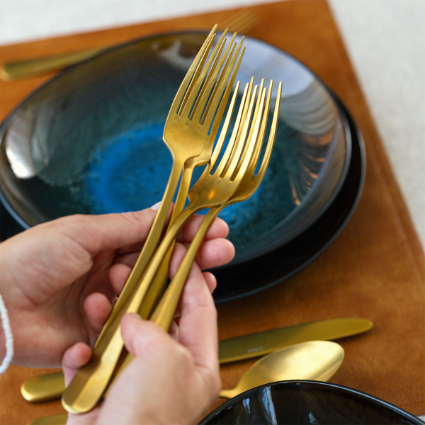 Set tacâmuri 24 buc. - Baguette Vintage PVD Gold
