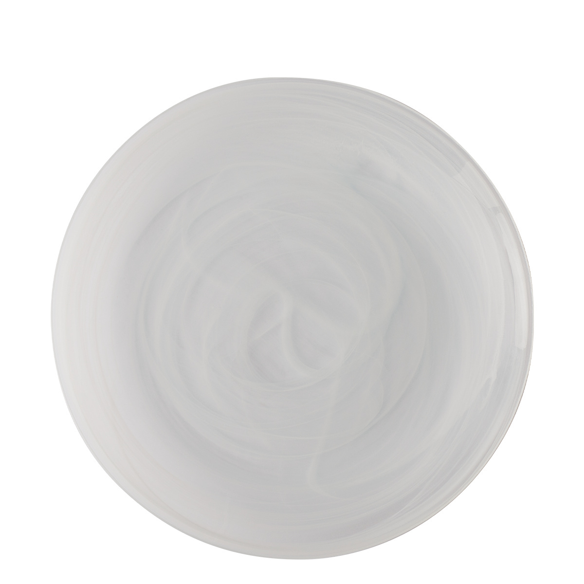 Farfurie întinsă albă 28 cm - Elements Glass