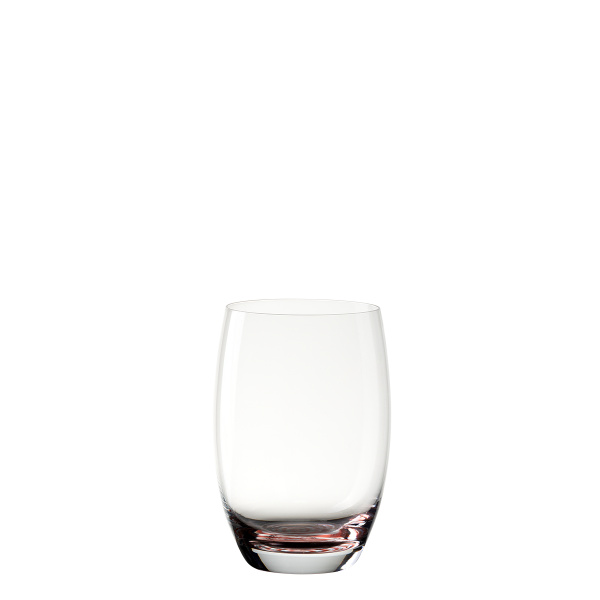 Pahar Tumbler 460 ml cu bază roșie | Optima Glas