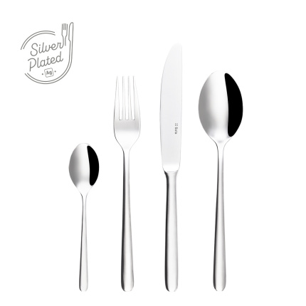 Set desert argintat 24 piese | Faro Sola