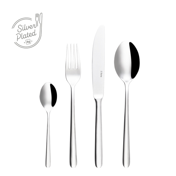 Set desert argintat 24 piese | Faro Sola
