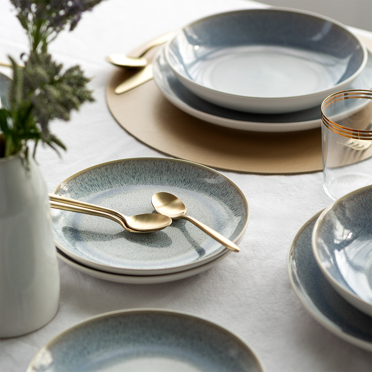 Set farfurii 12 buc. | Elements Glacial Ice