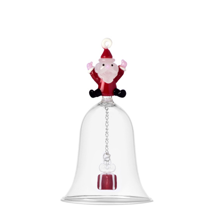 Clopoțel din sticlă Santa Claus | Ichendorf