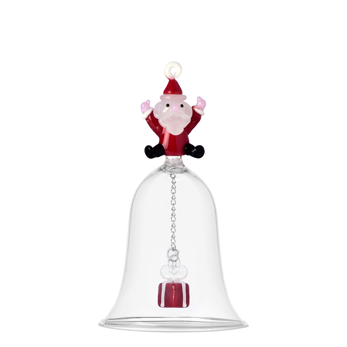 Clopoțel din sticlă Santa Claus | Ichendorf