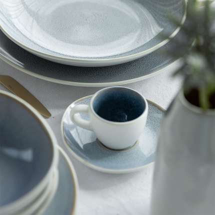 Farfurioară pentru cafea mokka Glacial Ice Organic | Lunasol