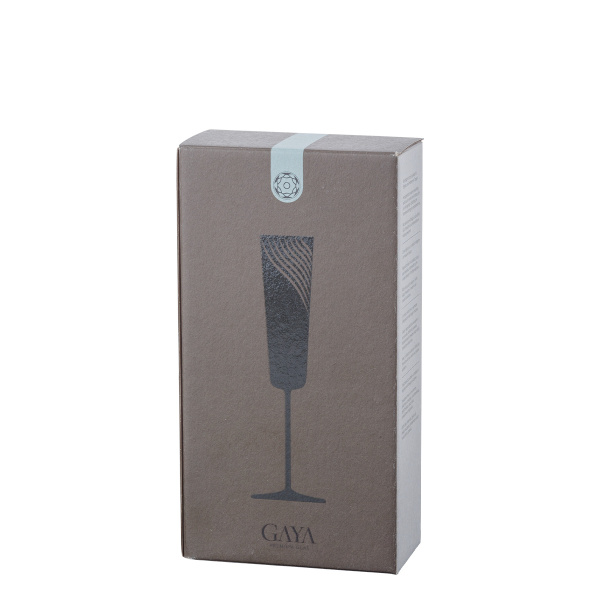 Pahare de șampanie 130 ml set 2 buc - Gaya Glas Premium