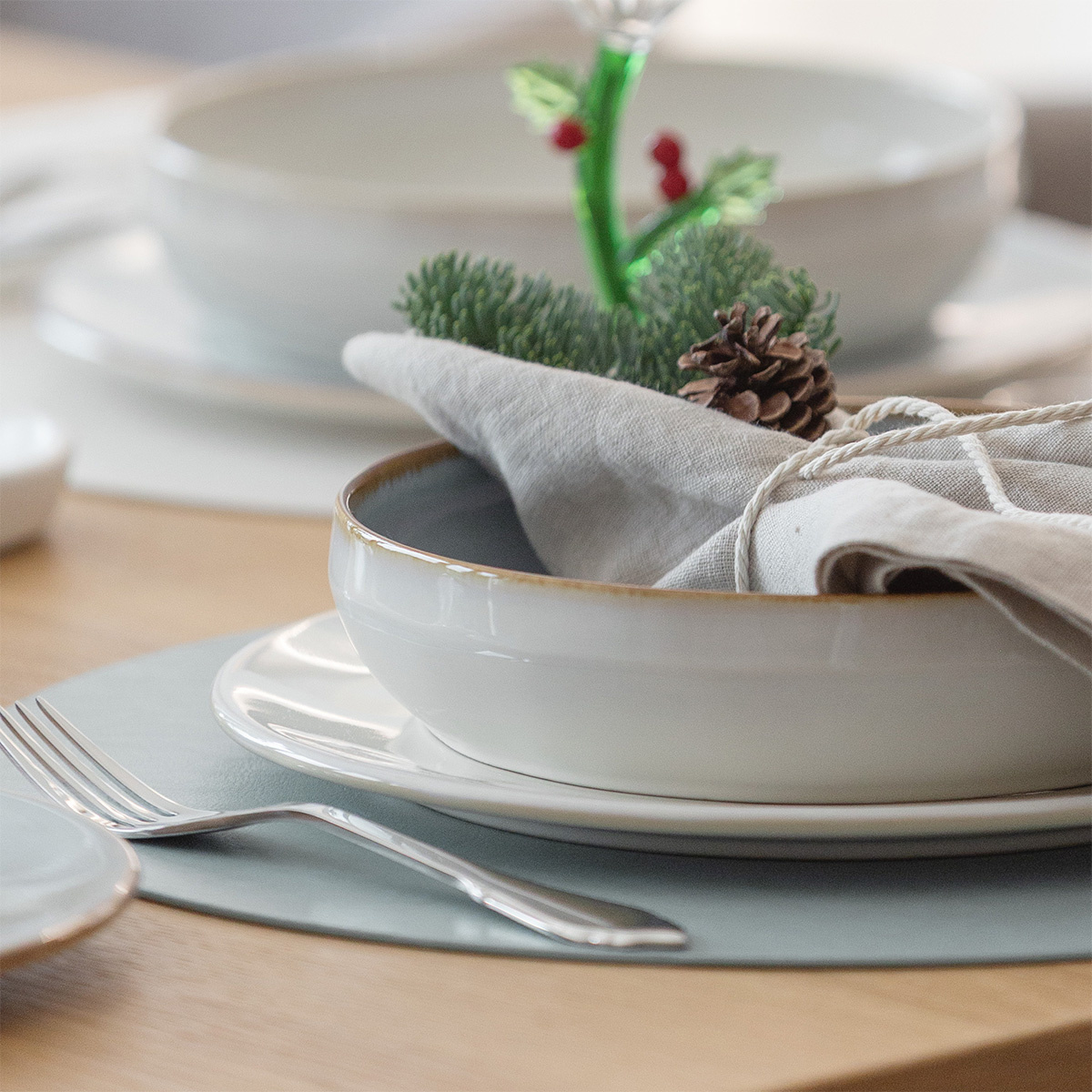 Set farfurii ceramice 18 piese - Gaya Elements Day North