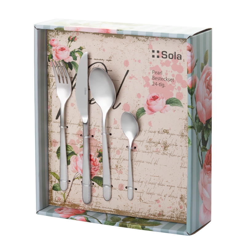 Set de veselă pentru începători 36 piese | Elements Pearl