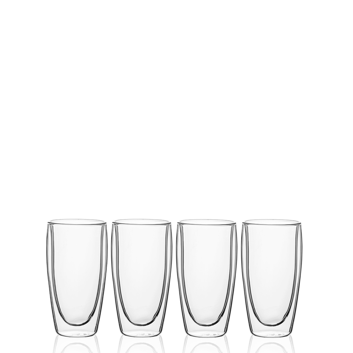 Pahar BASIC Glas Double Wall 330 ml - set 4 buc.