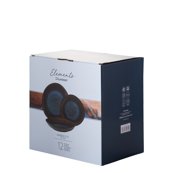 Set de veselă pentru începători 28 piese | Elements Amber Eye