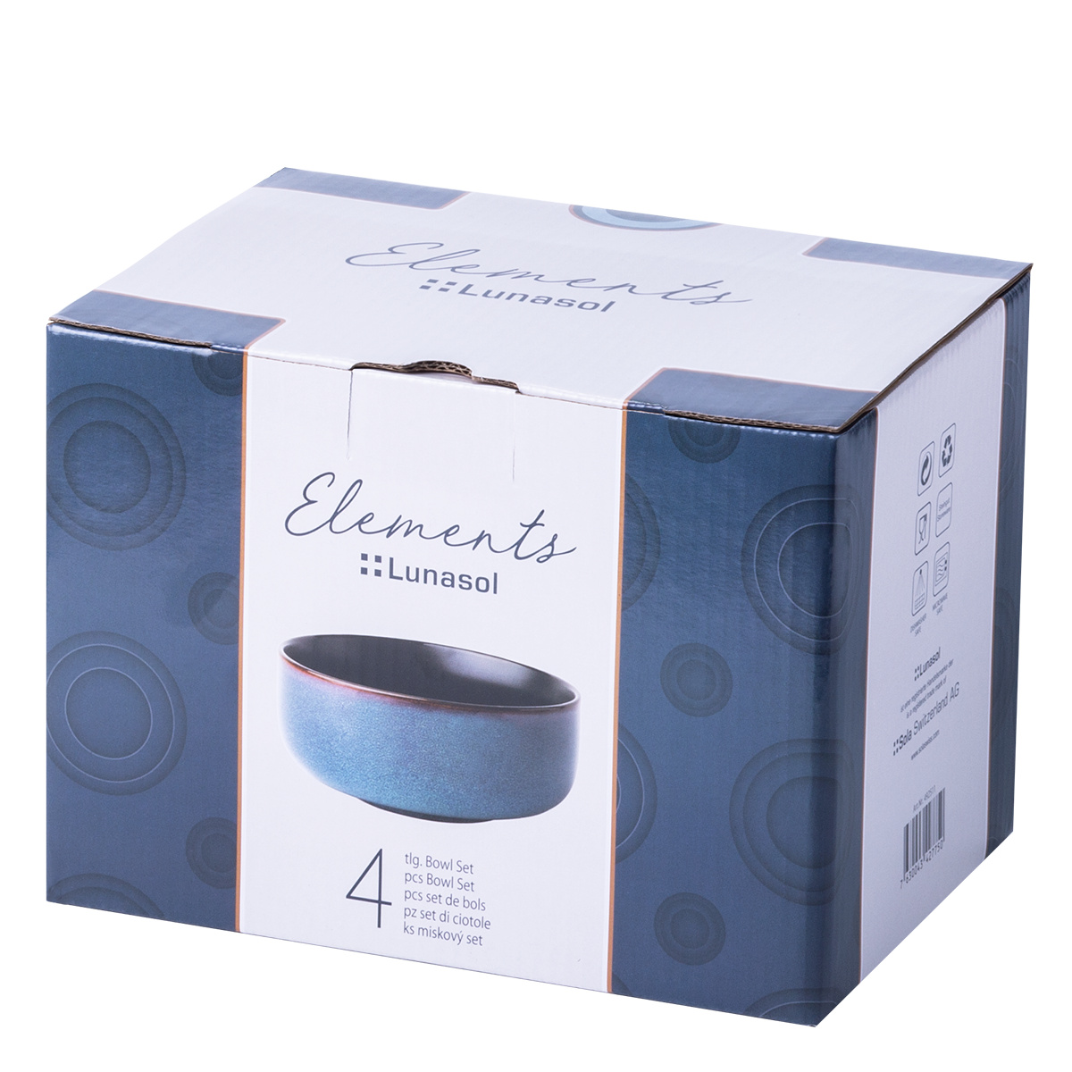 Set boluri ceramice 4 buc. – Elements Night