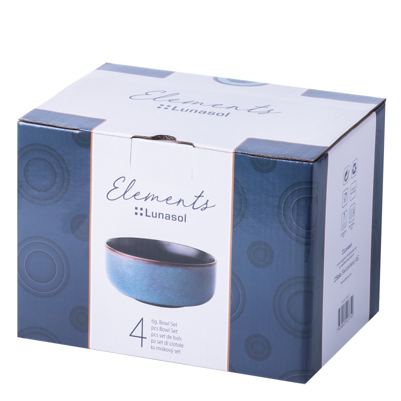 Set boluri ceramice 4 buc. – Elements Night