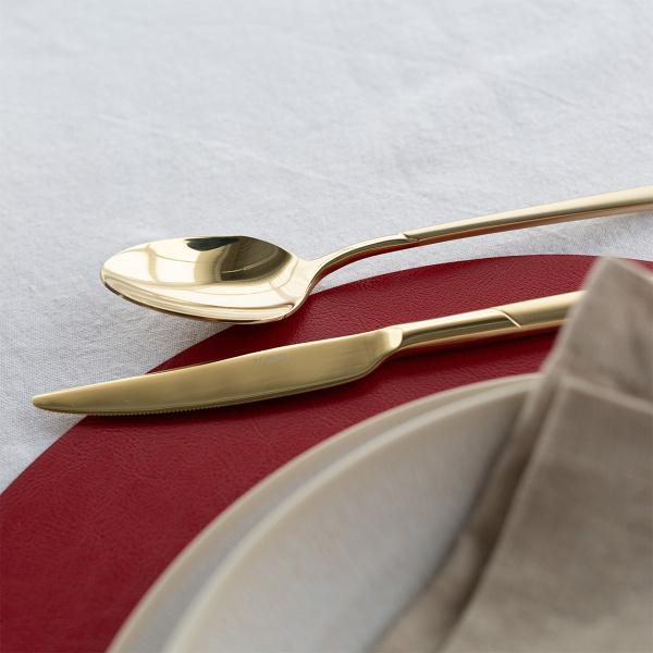 Set tacâmuri 16 buc. – Kyoto PVD Champagne sablat