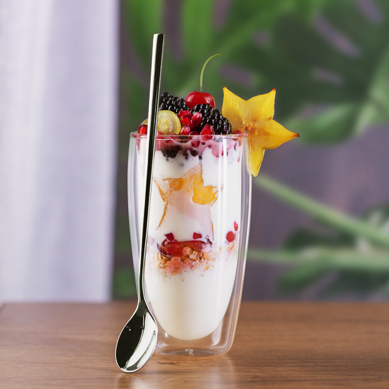 Pahar BASIC Glas Double Wall 330 ml - set 4 buc.