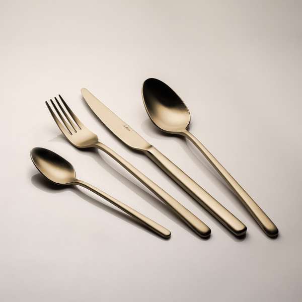 Set tacâmuri 16 piese Calgary champagne | Sola