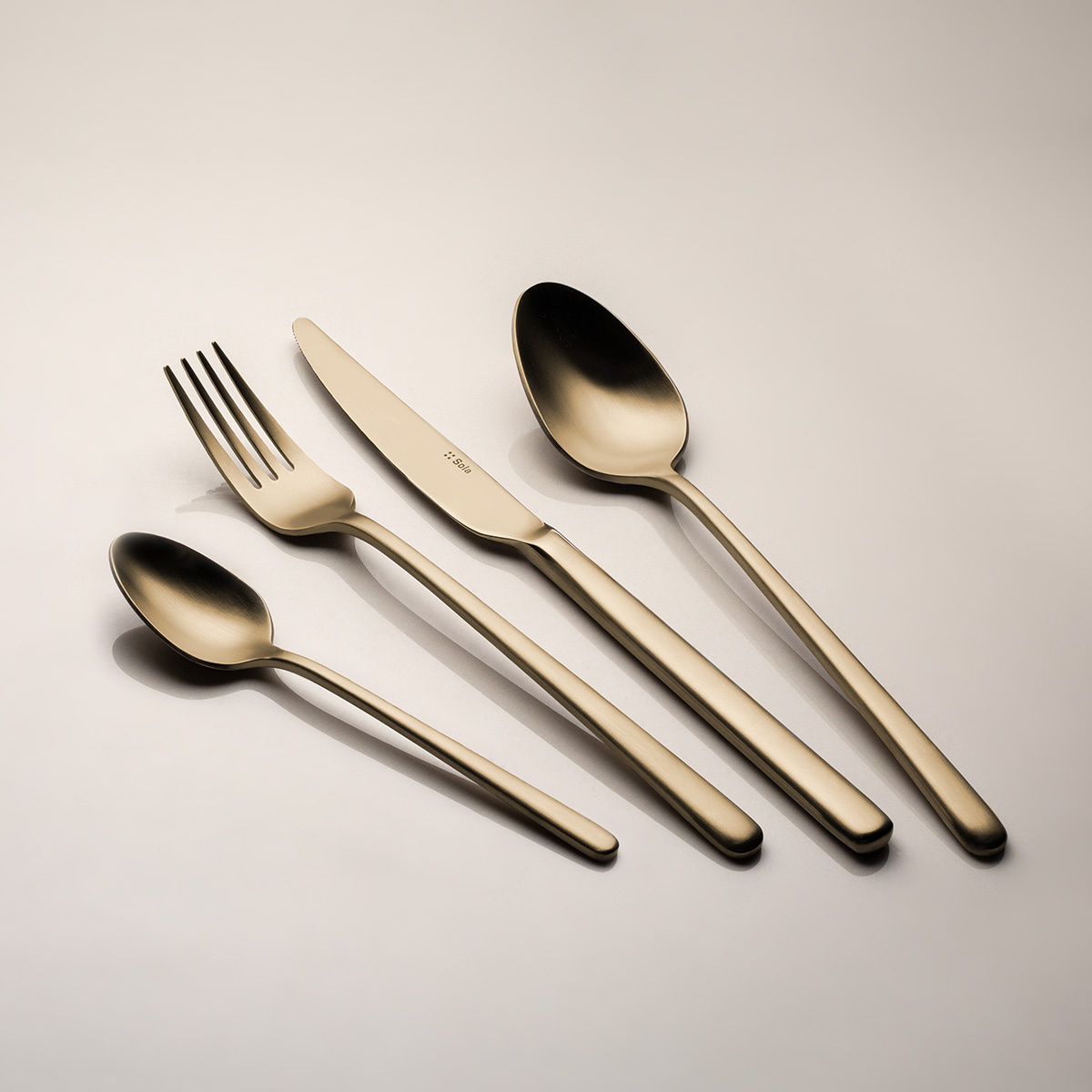 Set tacâmuri 16 piese Calgary champagne | Sola
