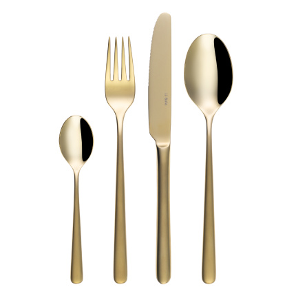 Set tacâmuri 16 piese Joy champagne | Sola