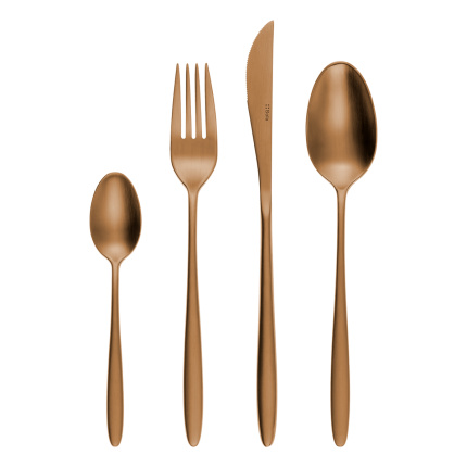 Set tacâmuri 16 piese Vivo rose gold | Sola
