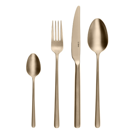 Set tacâmuri 16 piese Calgary champagne | Sola