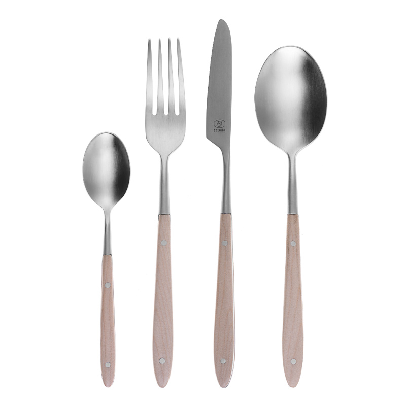 Set tacâmuri 16 piese | Gaya Exeter Bistro Maple