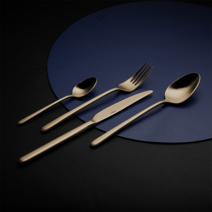 Set tacâmuri 16 piese Calgary champagne | Sola