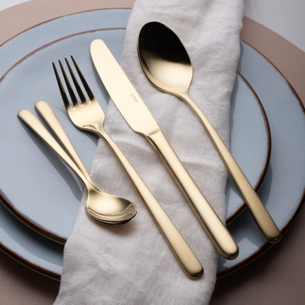 Set tacâmuri 16 piese Joy champagne | Sola