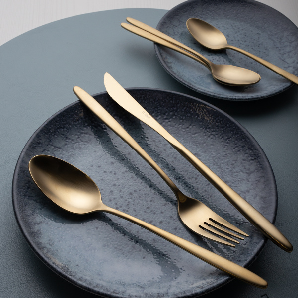 Set tacâmuri 16 piese Vivo champagne | Sola
