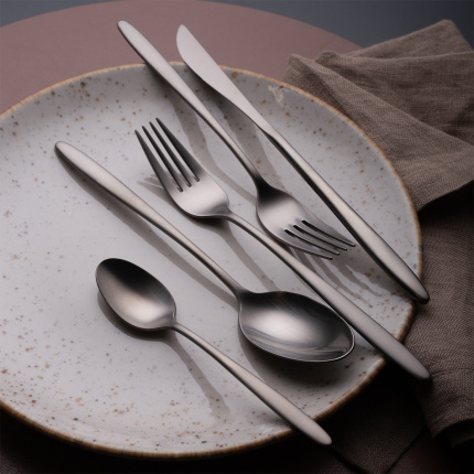 Set tacâmuri 16 piese Vivo gri deschis | Sola