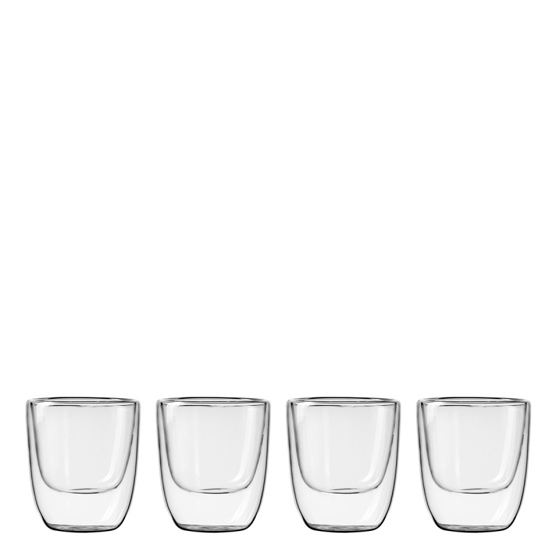 Pahar BASIC Glas Double Wall 250 ml - set 4 buc.