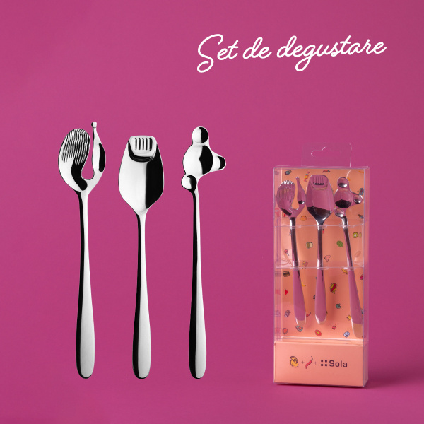 Set de tacâmuri pentru degustare 3 buc. - Alpha