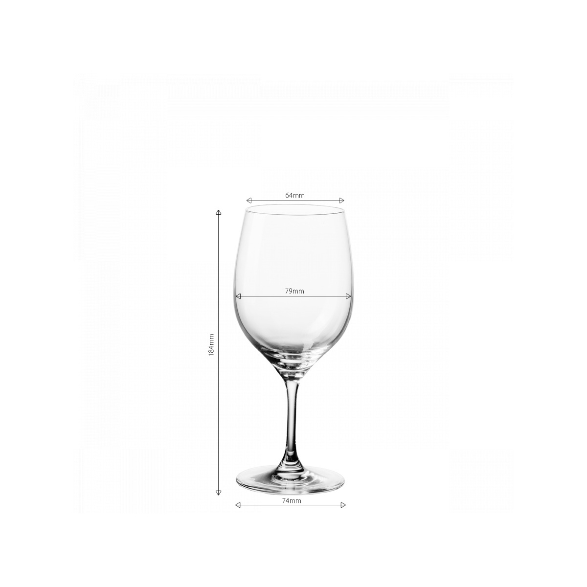 Pahare pentru vin alb 310 ml set 4 buc. - Anno Glas Lunasol META Glass