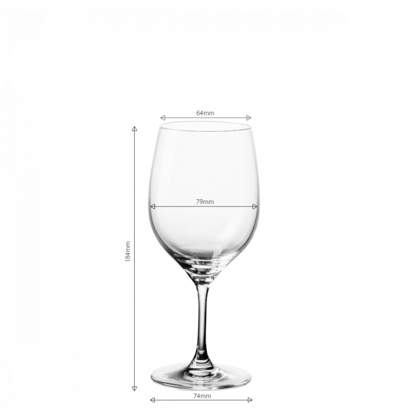 Pahare pentru vin alb 310 ml set 4 buc. - Anno Glas Lunasol META Glass