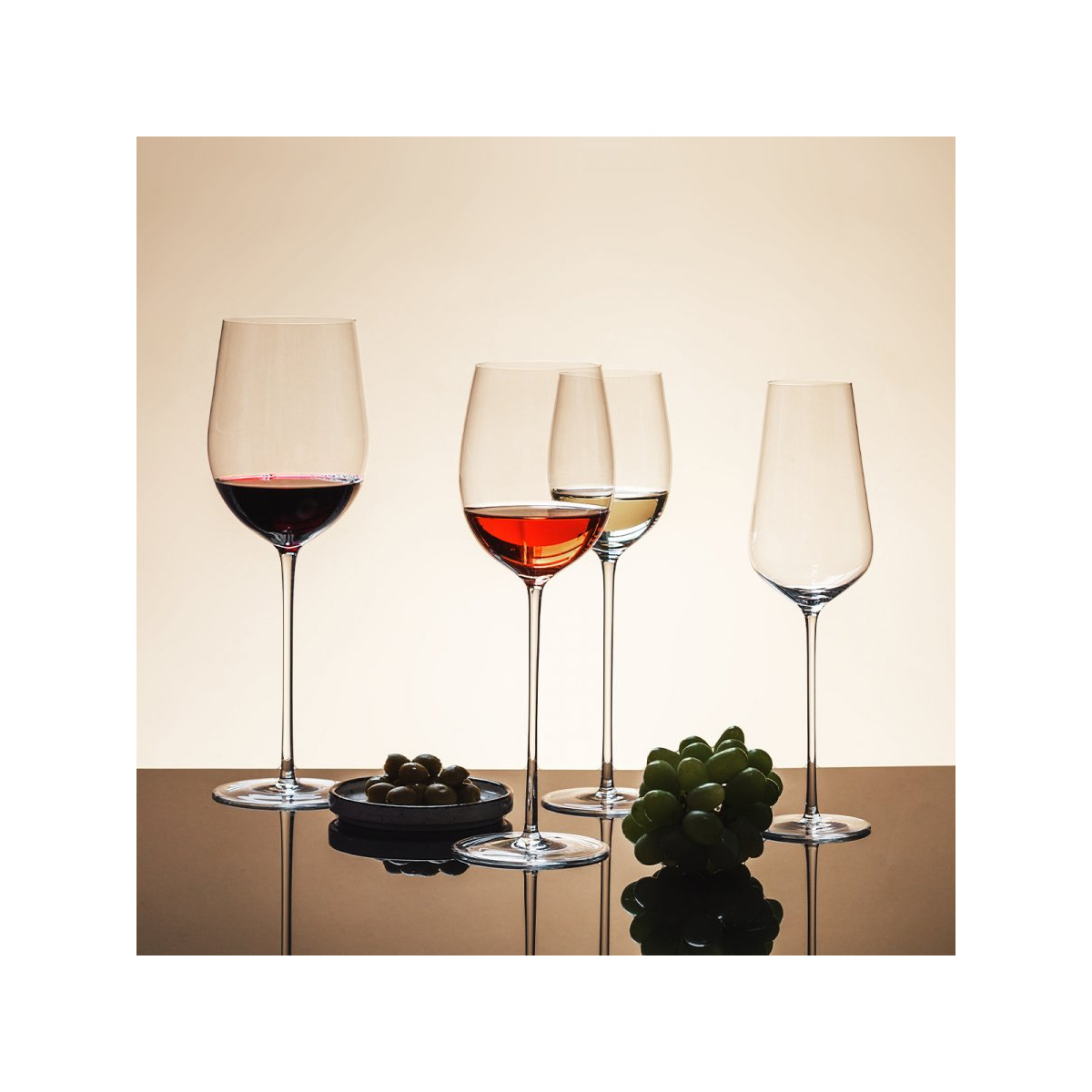 Pahare pentru vin roșu 650 ml set 2 buc - FLOW Glas Platinum Line