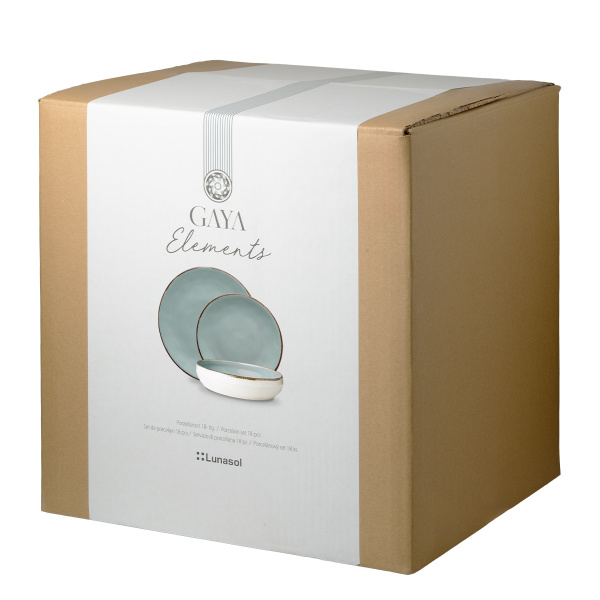 Set farfurii ceramice 18 piese - Gaya Elements Day North