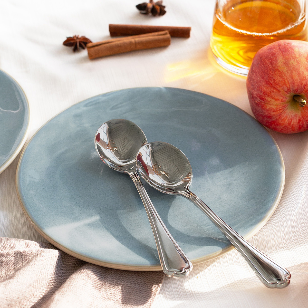 Farfurie întinsă Coupe 22 cm - Gaya Elements Glacial Ice North