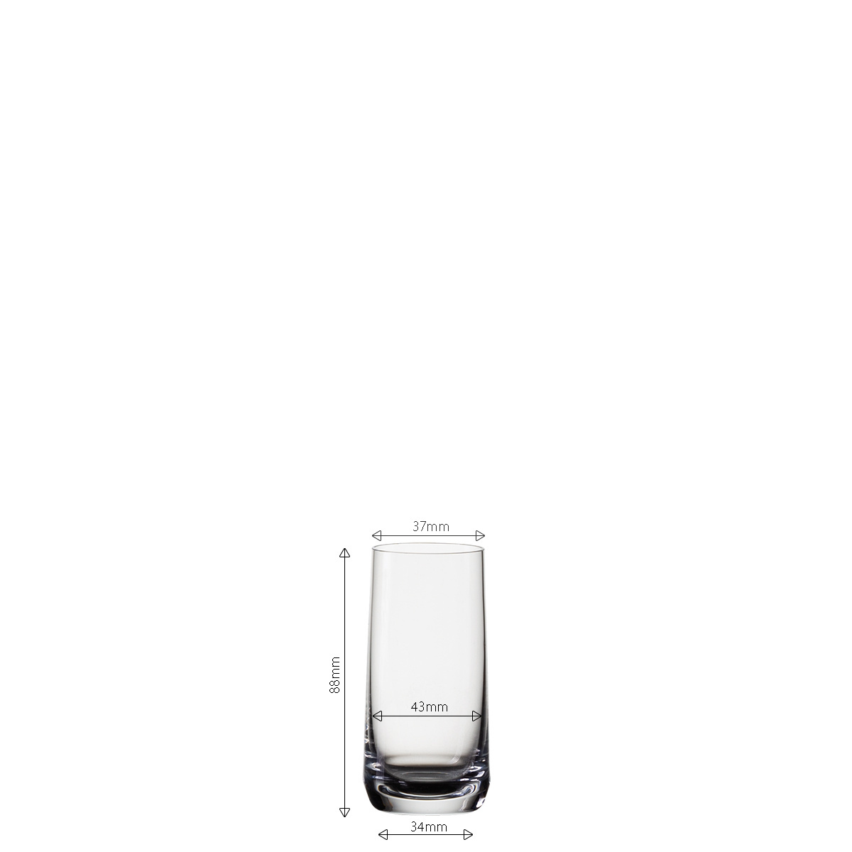 Pahar pentru distilate 50 ml - Univers Glas Lunasol