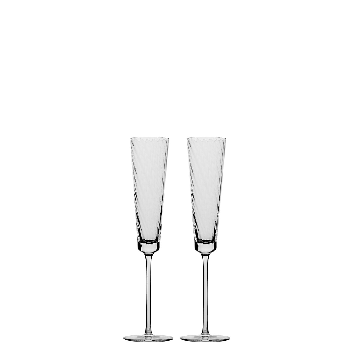 Pahare de șampanie 130 ml set 2 buc - Gaya Glas Premium