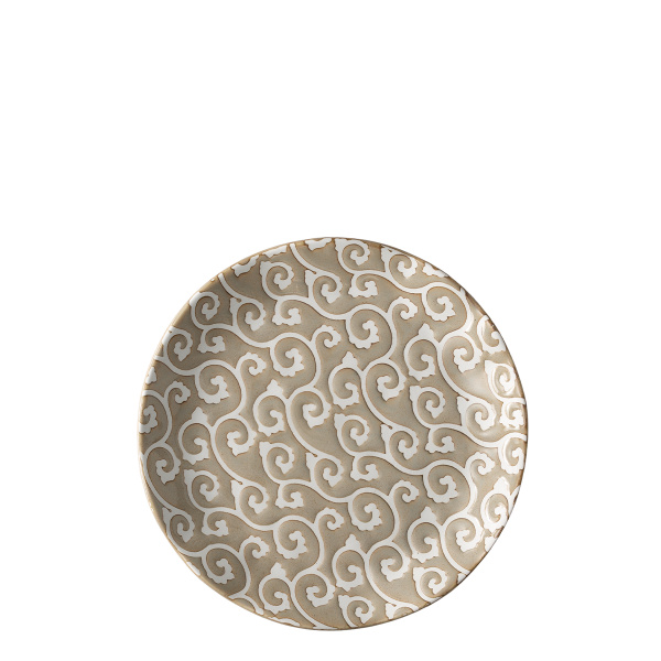 Farfurie întinsă Wavy 20,5 cm | Levante Pearl