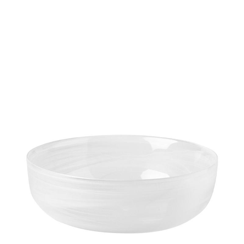 Bol alb 21 cm - Elements Glass